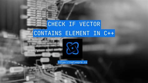 Check if two vectors contains the same elements in C++ .